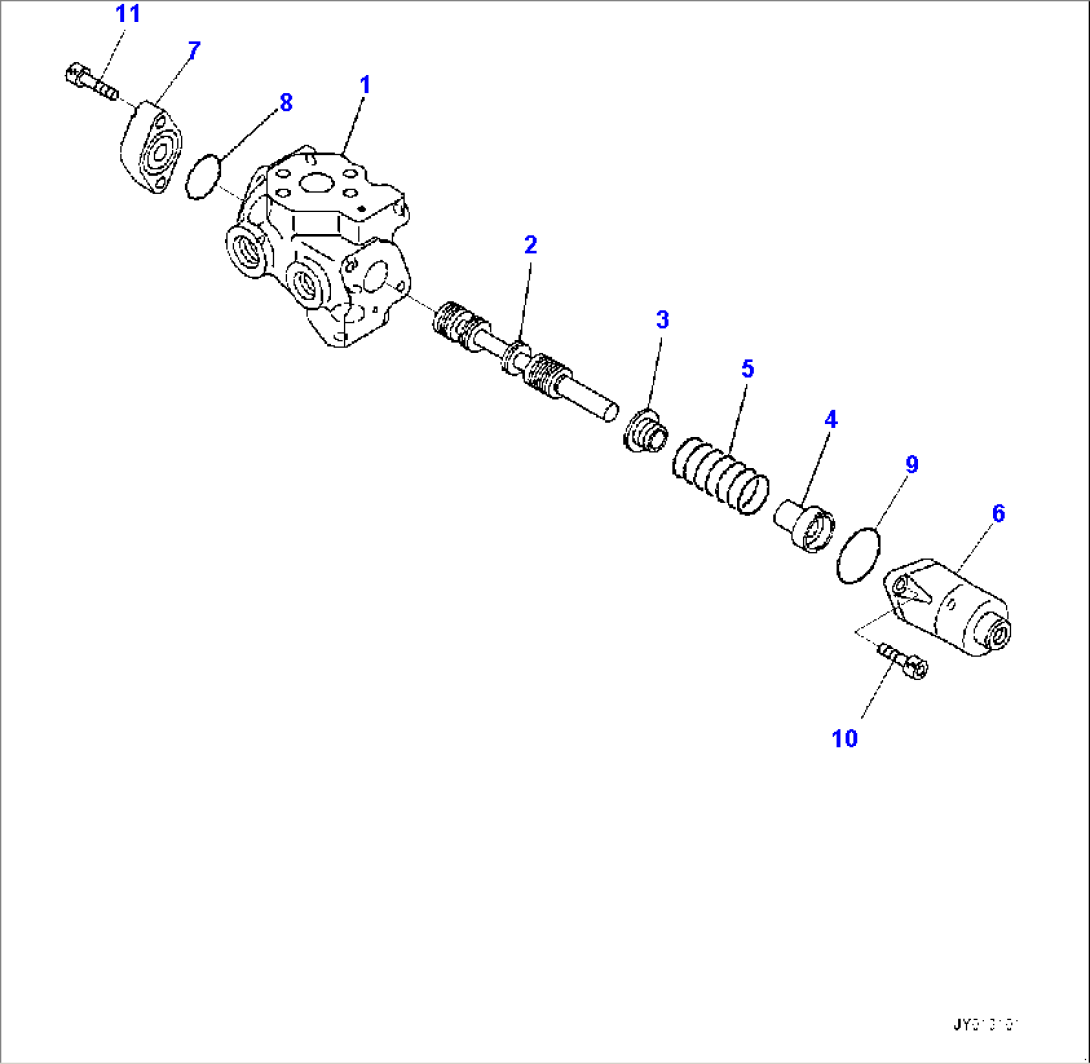 Attachment Piping, Selector Valve (#50001-)