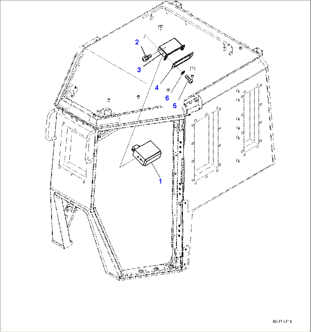 Cab, Radio (#1006-)