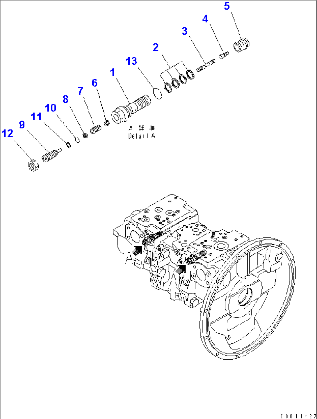 MAIN PUMP (10/11)(#1001-1022)