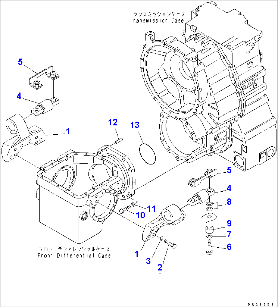 FRONT DIFFERENTIAL MOUNTING