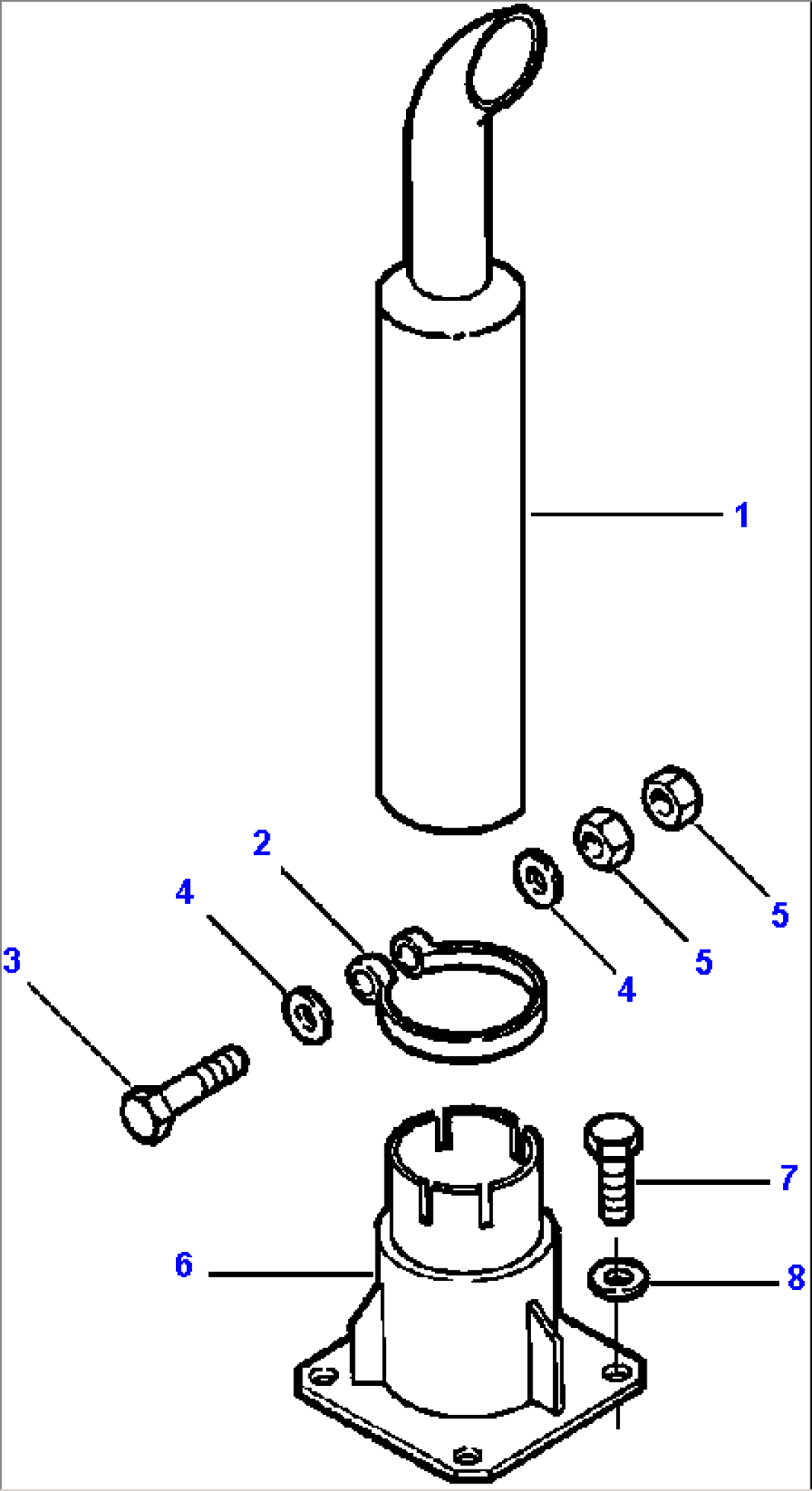 FIG NO. 1022 GLASS WOOL EXHAUST PIPE