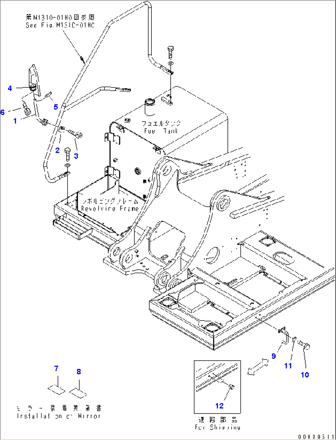 REAR VIEW MIRROR¤ R.H.