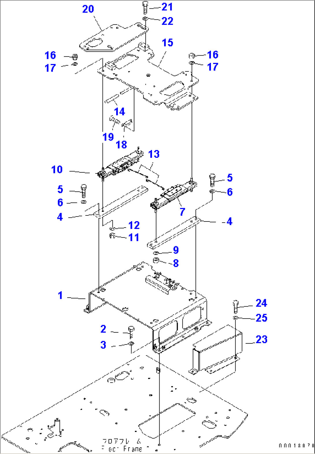 FLOOR FRAME (BASE) (FOR BLADE)