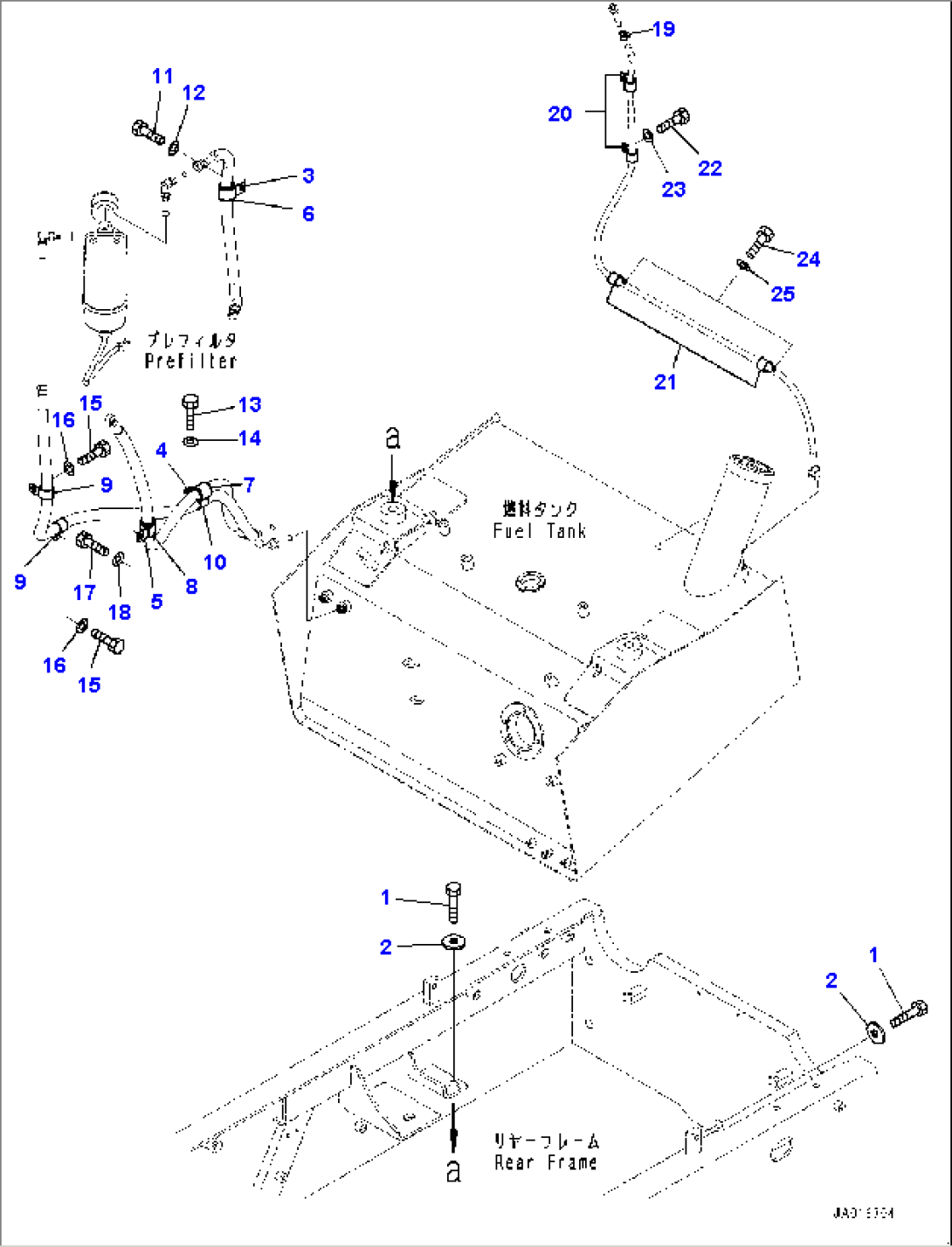 Fuel Tank, Mounting (#75053-)