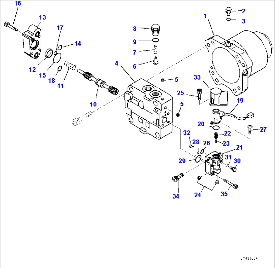 Radiator, Fan Motor (1/3) (#5001-)