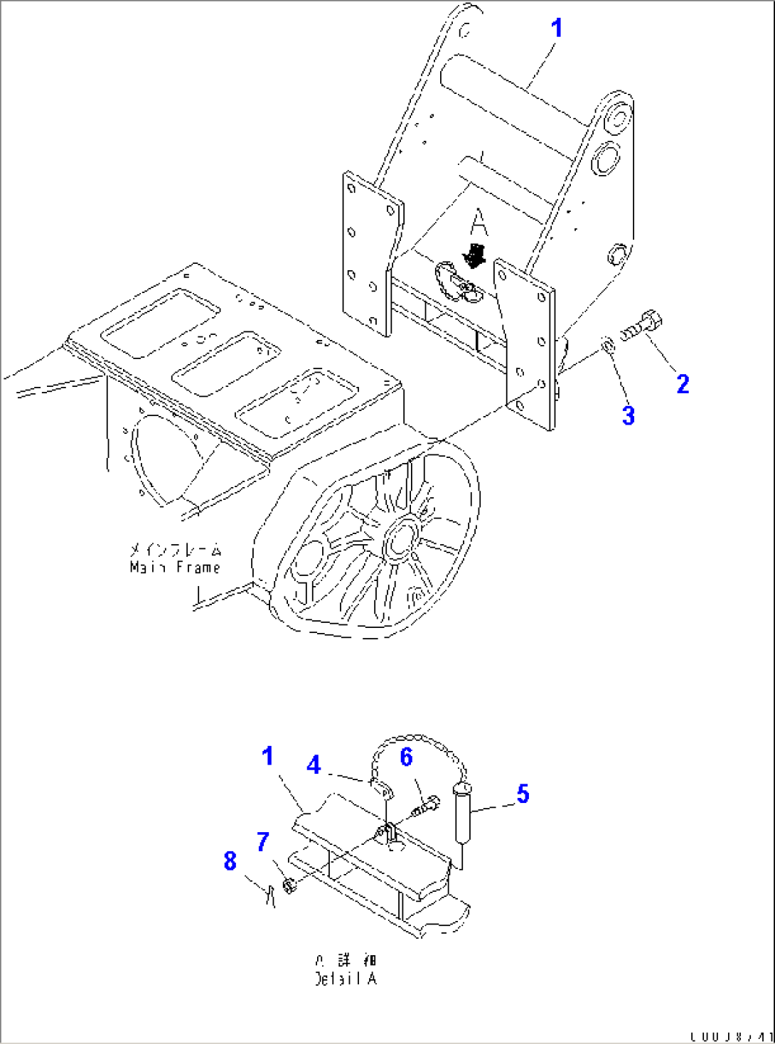 DRAWBAR (LIGHT TYPE) (TRIMMING FOR CHINA)(#37673-)