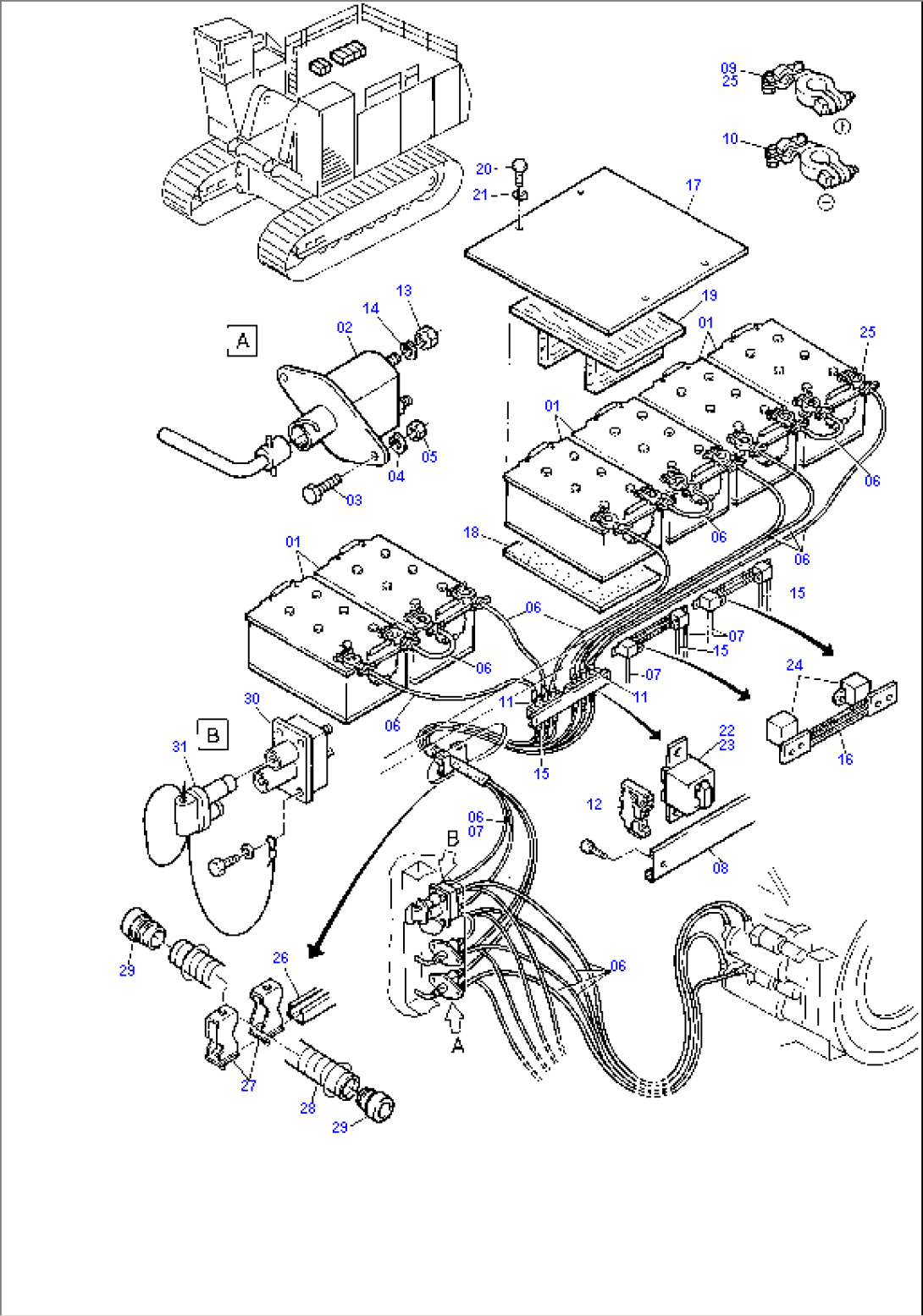 Batteries with Cables