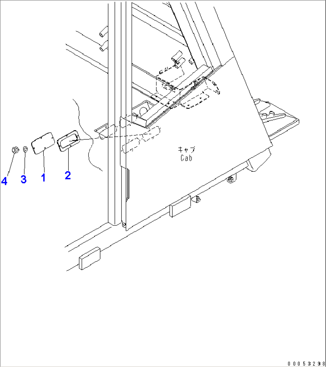 FLOOR (CONNECTOR PLUG)(#7001-)