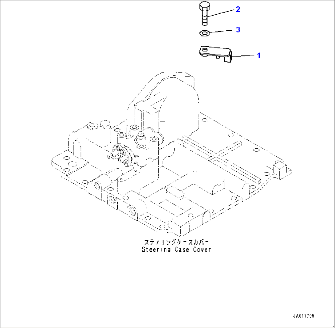 Power Train, Mounting Bracket (#22083-)