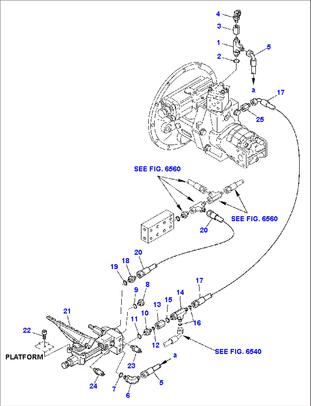 HYDRAULIC PIPING (BRAKE LINE) (1/3)