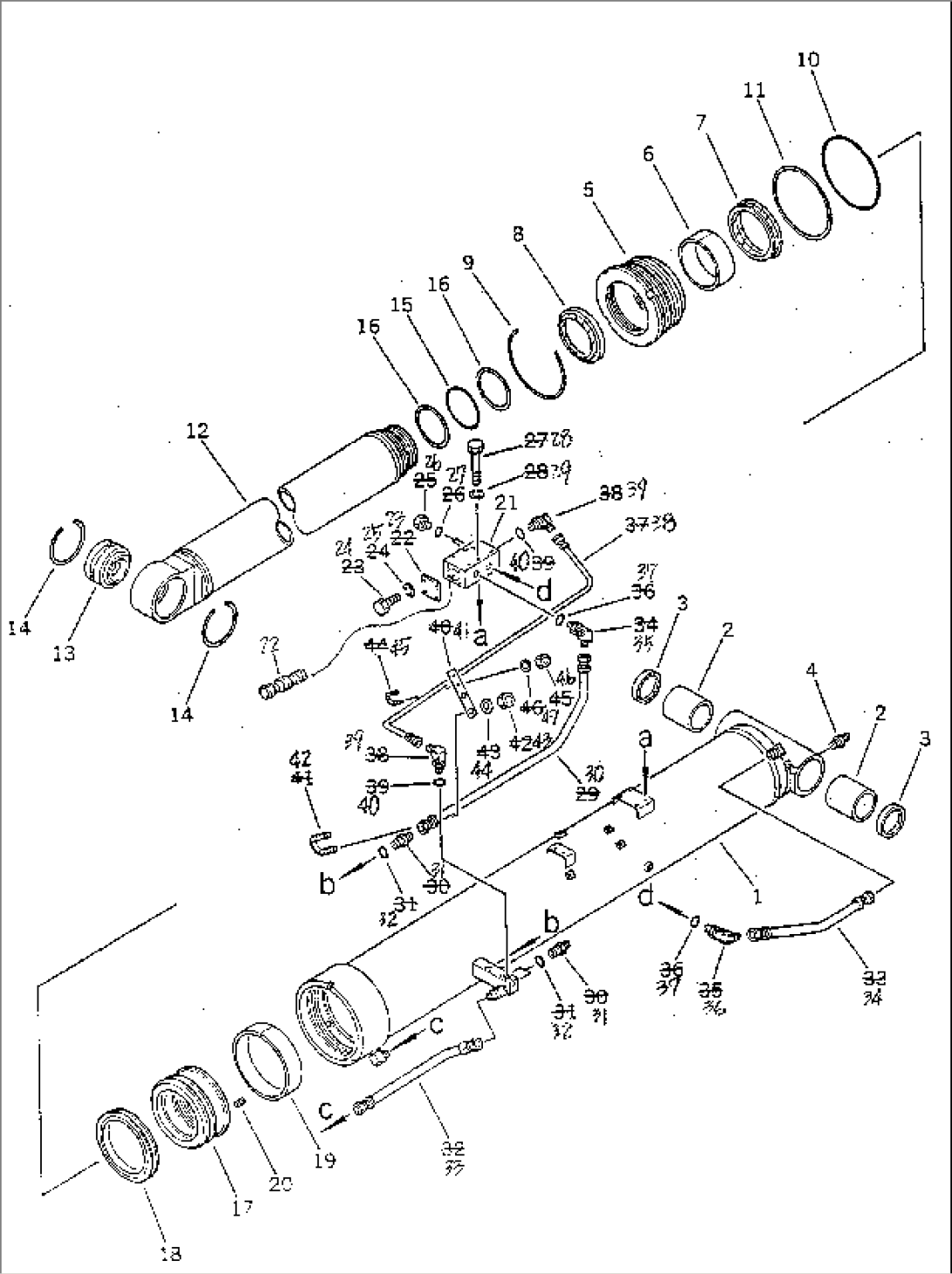 BOOM ELEVATE CYLINDER