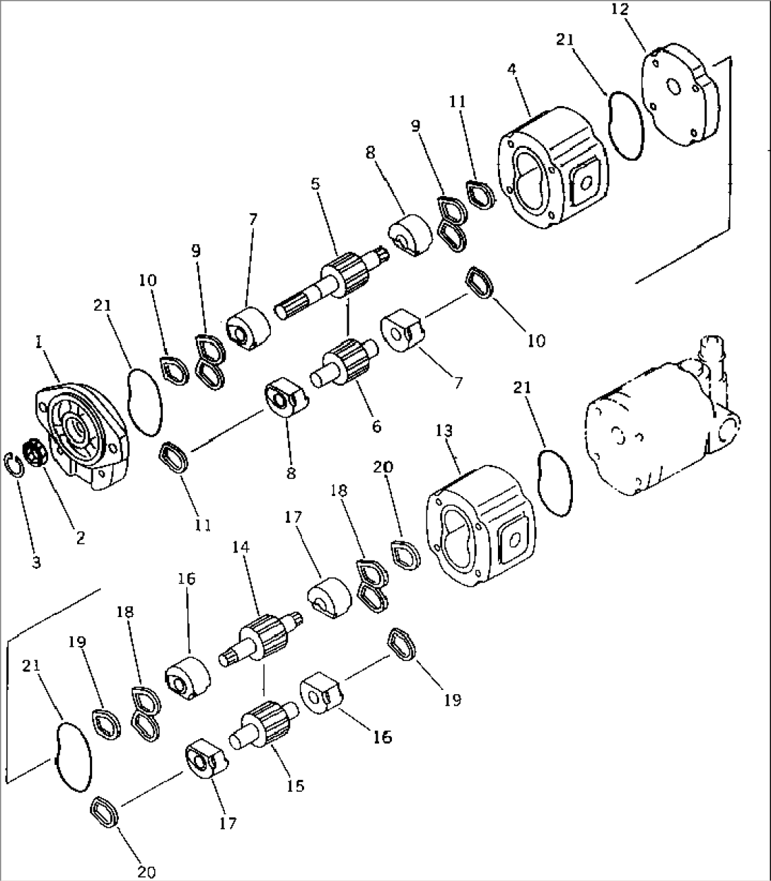 HYDRAULIC PUMP (1/2)