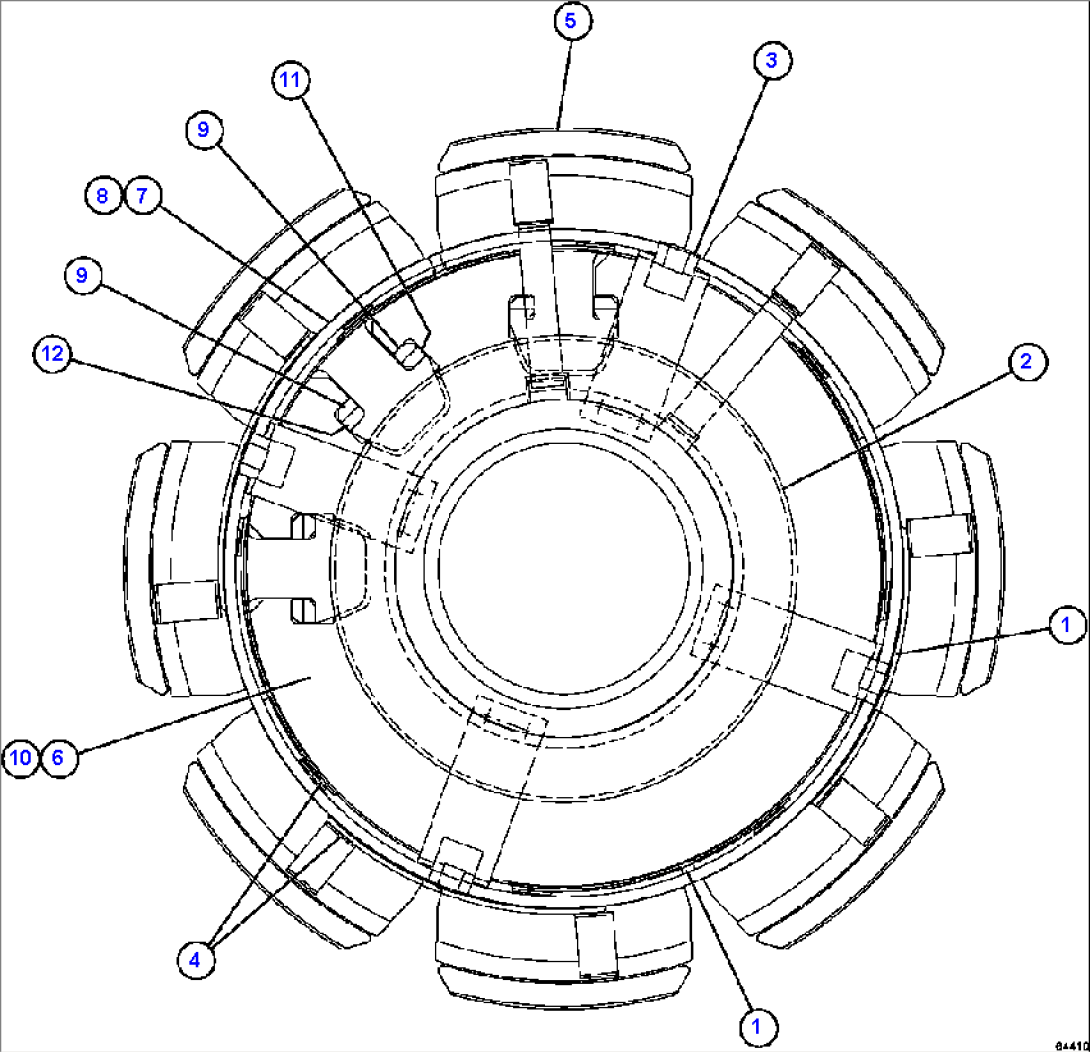 ALTERNATOR - ROTOR ASSEMBLY 58E-06-03060