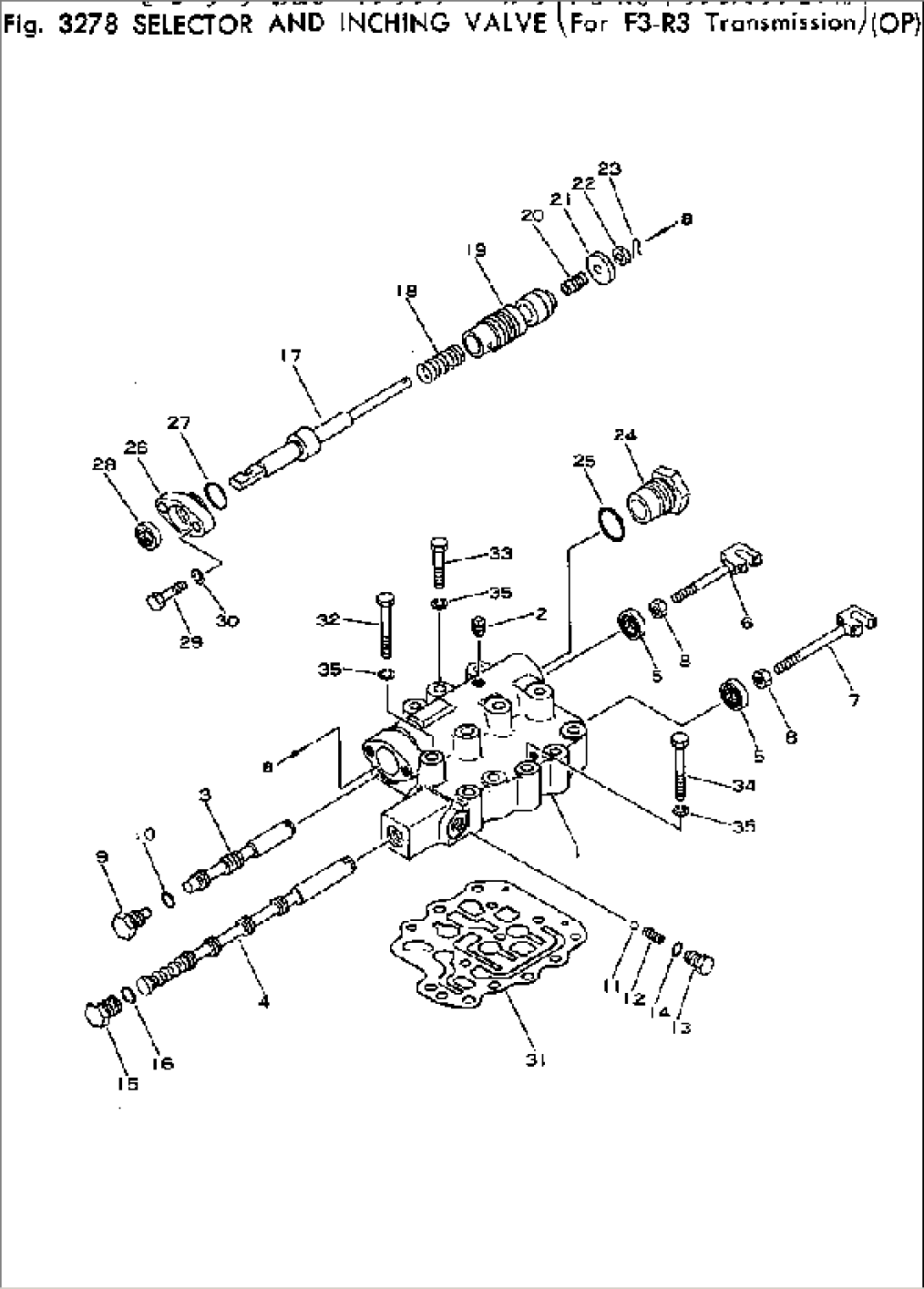 SELECTOR AND INCHING VALVE (FOR F3-R3 TRANSMISSION)