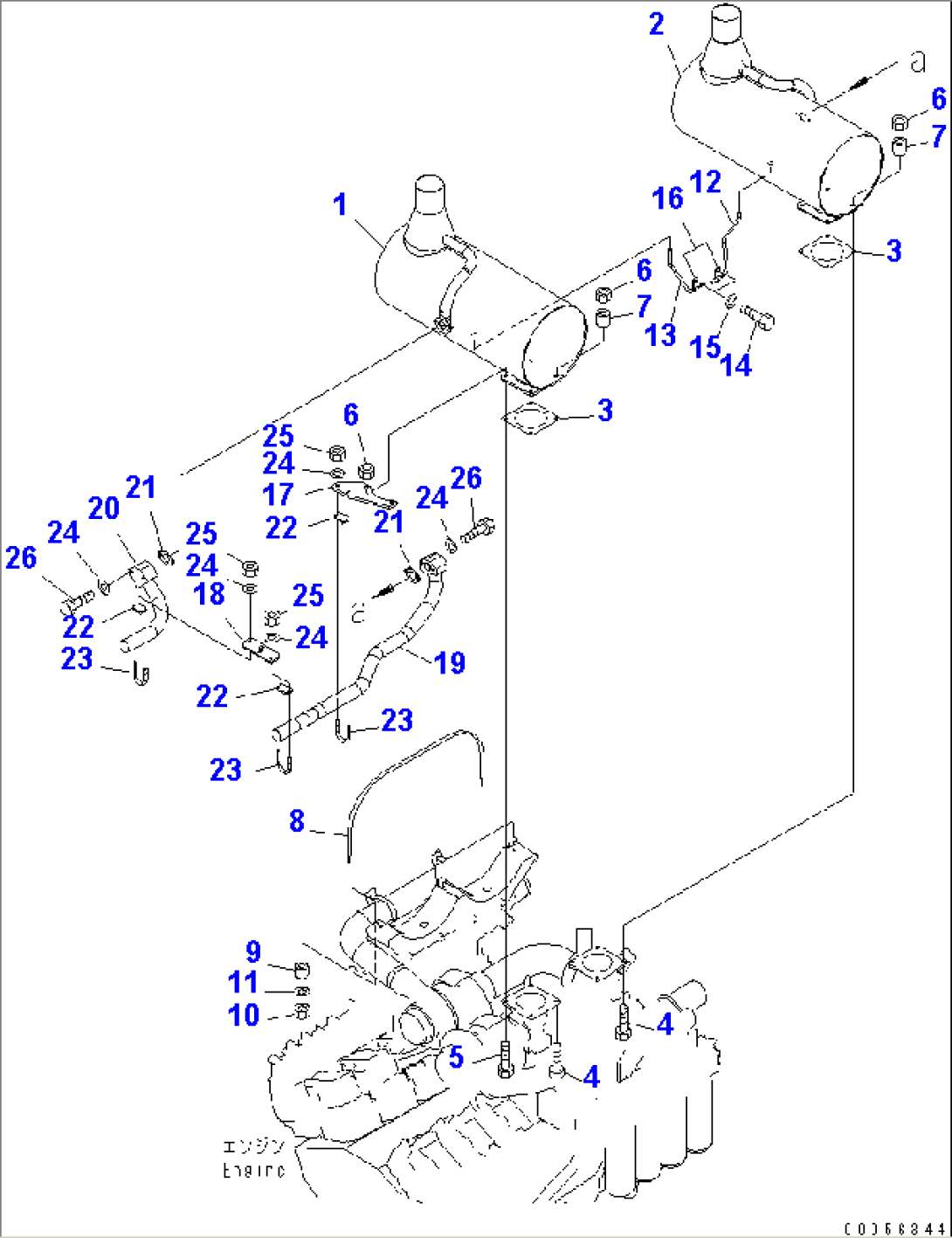 ENGINE (MUFFLER)(#60001-60001)