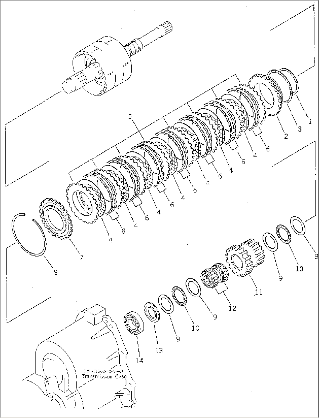 TRANSMISSION (REVERSE CLUTCH)(#10001-19999)