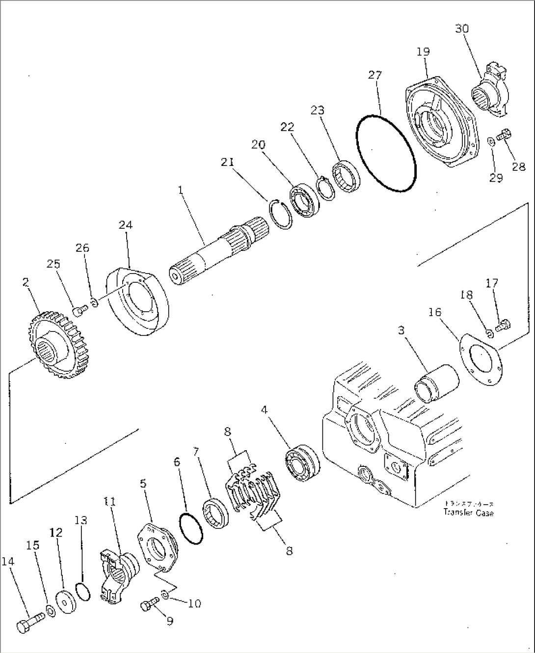 TRANSMISSION (OUTPUT SHAFT 2/2)