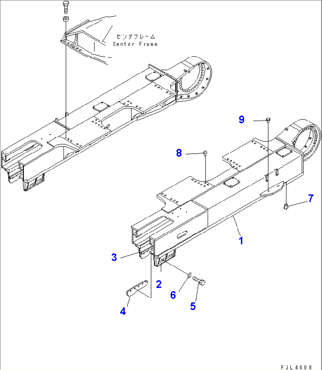 TRACK FRAME (L.H.)(#10160-)