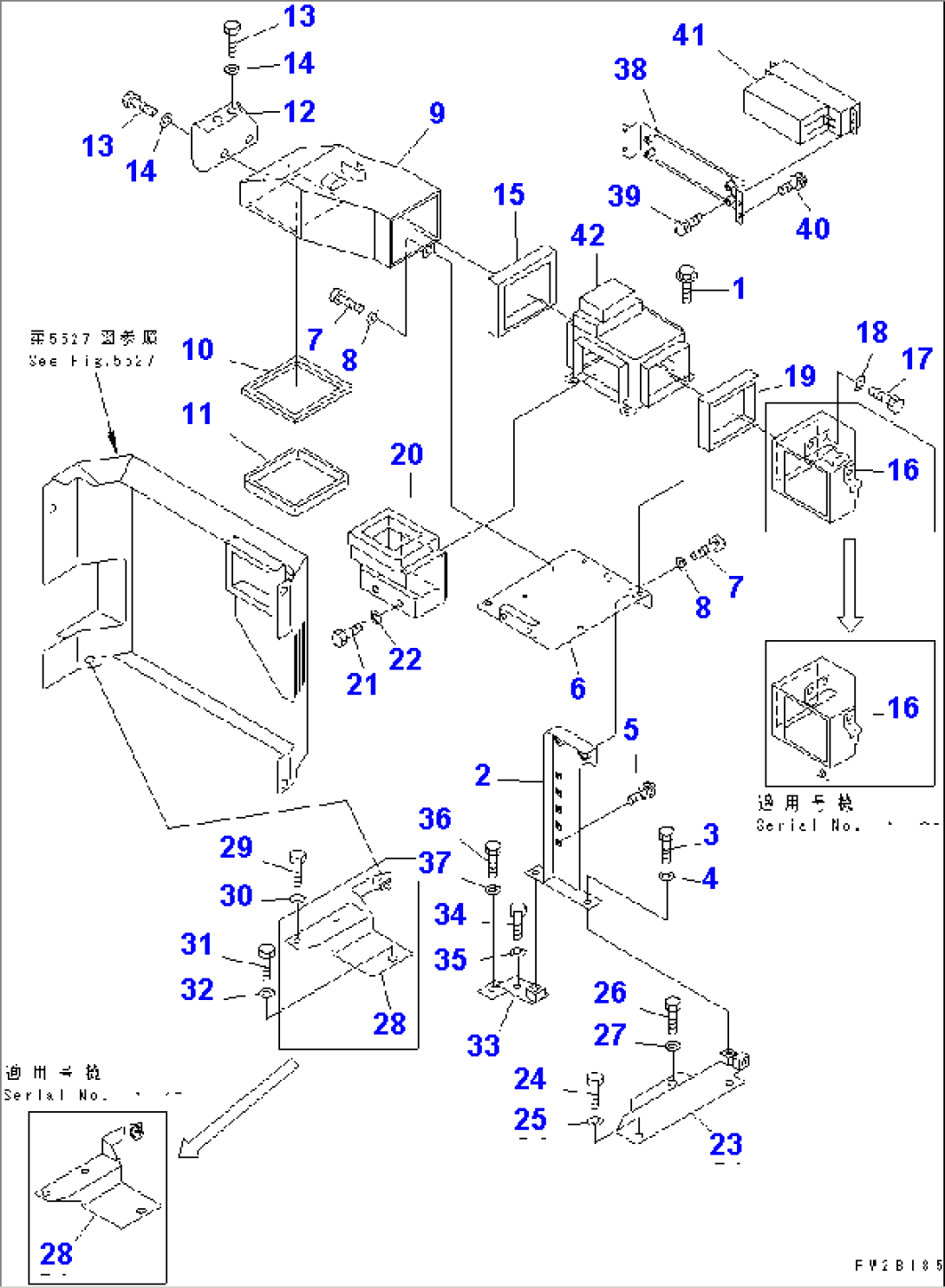 AIR CONDITIONER (5/8) (AIR CONDITIONER UNIT AND AIR FILTER BOX) (1/2)(#5680-)