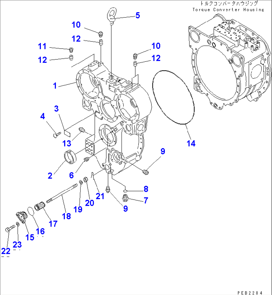 POWER TAKE OFF (1/2) (SUPER DOZER)(#10012-)