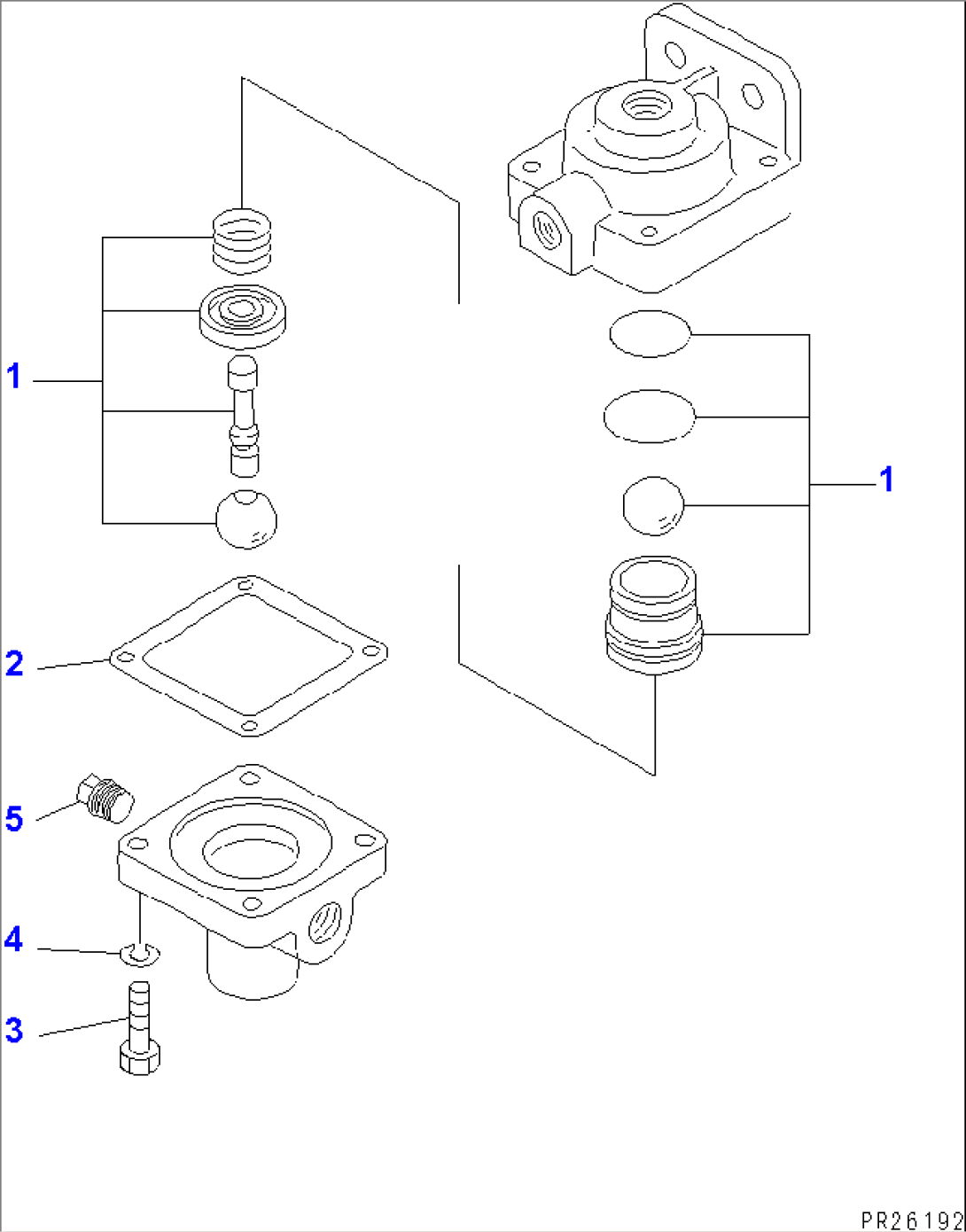 REDUCING VALVE (INNER PARTS)