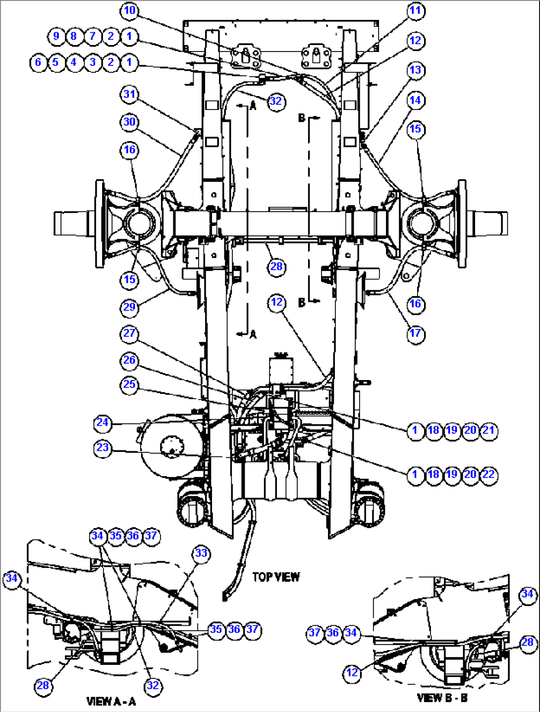 BRAKE COOLING PIPING - 1