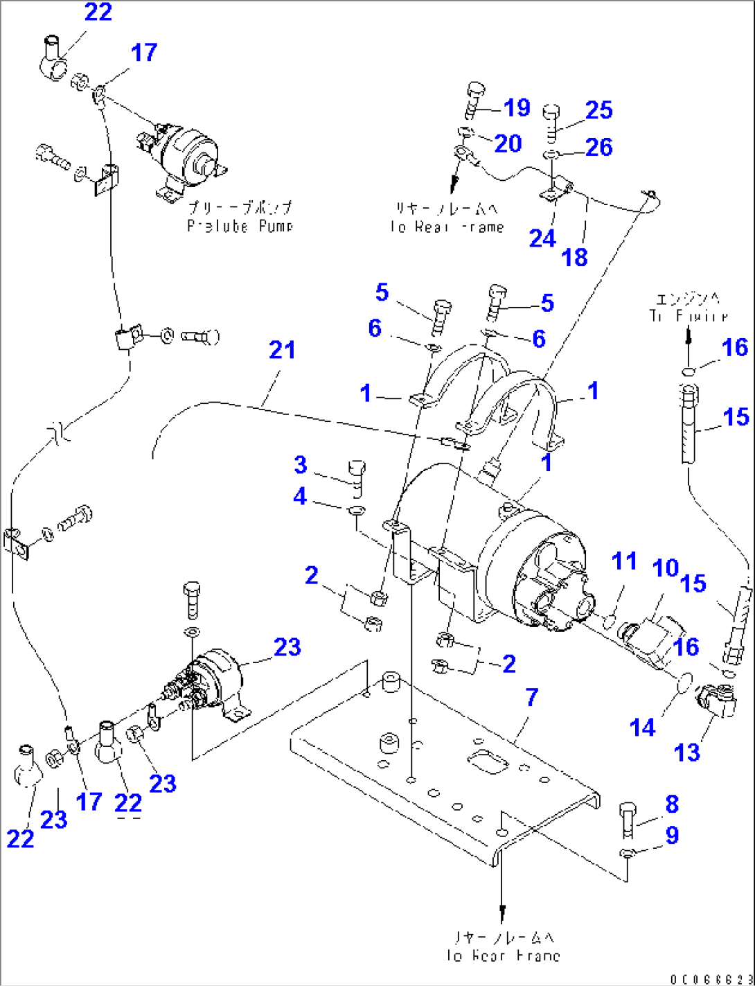 ENGINE RELATED PARTS (PUMP)(#60002-)