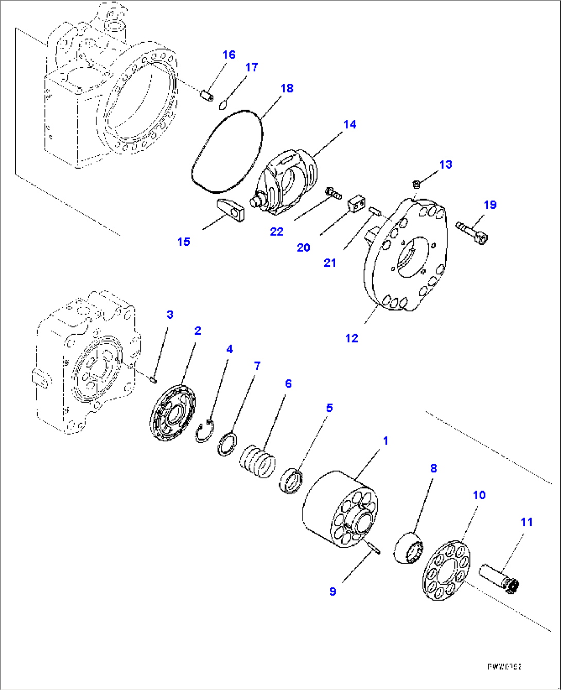 NO.2 Pump, Inner Parts (5/11) (#35201-)