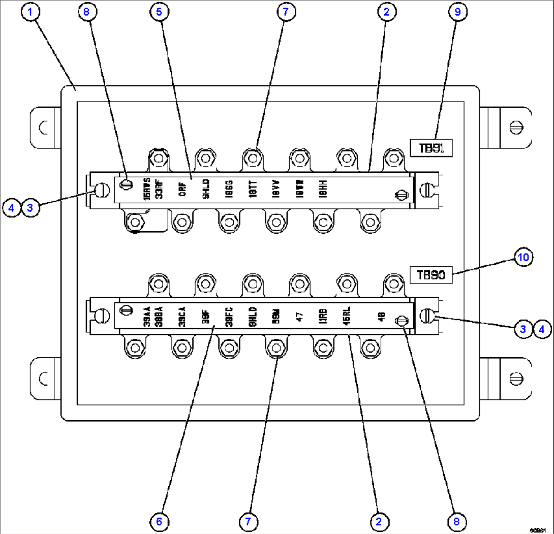 JUNCTION BOX ASSEMBLY - R.H. EK5824