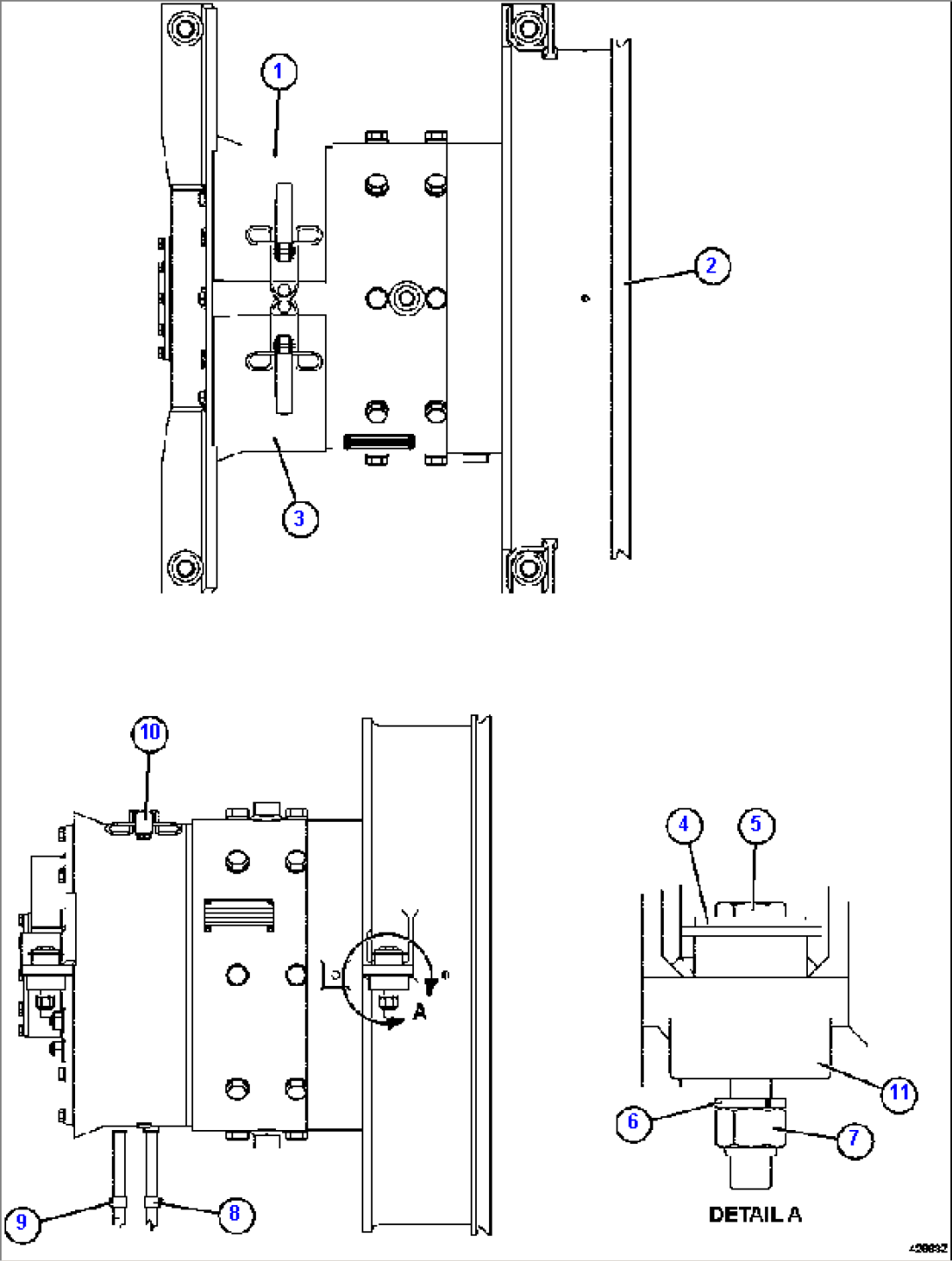 RETARDING GRID BLOWER MOTOR 1/5 XA4558