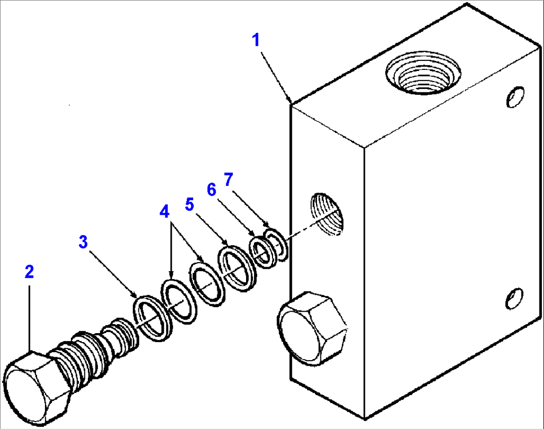 DUAL PILOT CHECK VALVE LEANING WHEEL, MOLDBOARD TILT & RIPPER