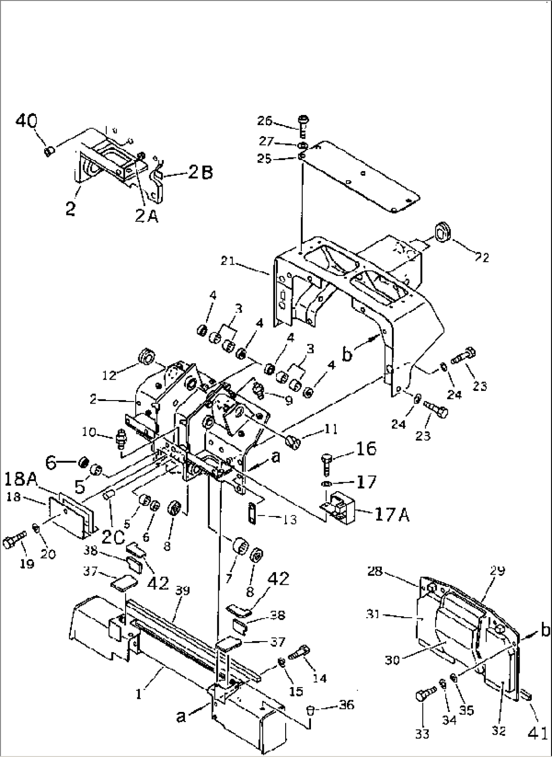 DASHBOARD AND FRAME (WITH STEEL CAB)(#50050-)