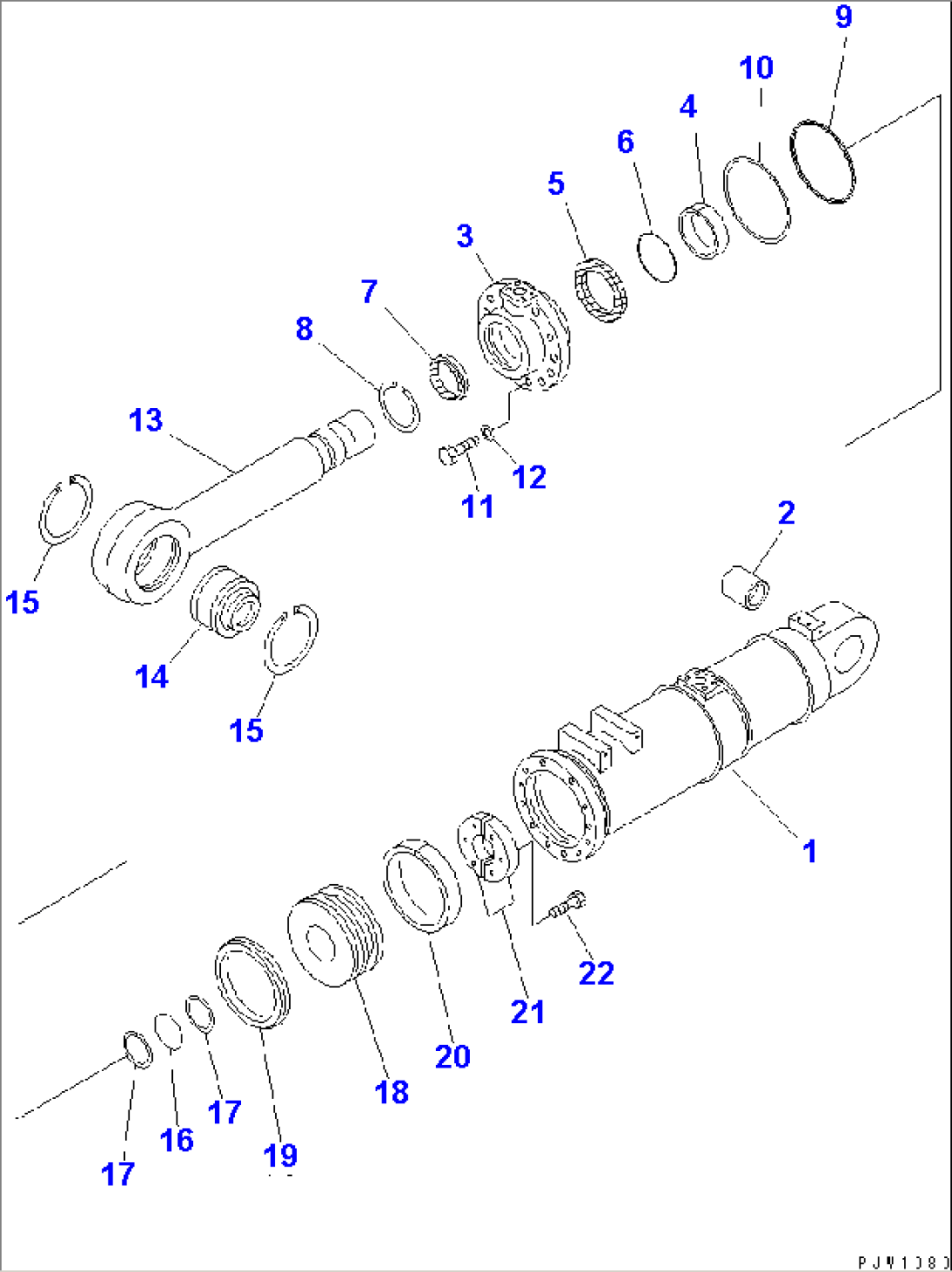 TILT AND PITCH CYLINDER(#10162-)