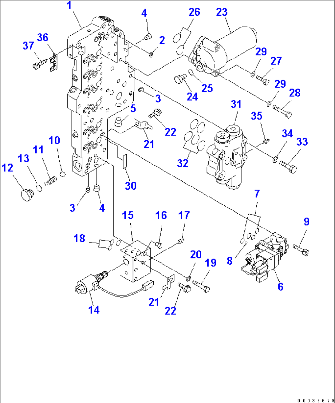 TRANSMISSION MAIN VALVE (WITH LOCKUP)(#80526-)