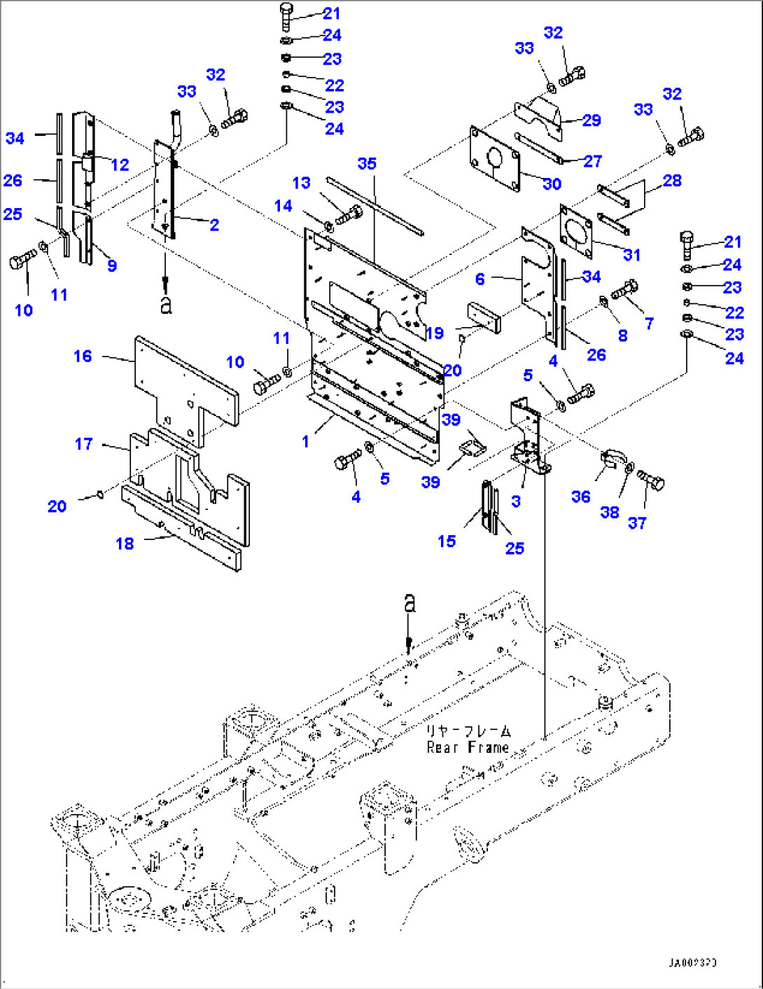 Radiator, Baffle (#80001-81534)