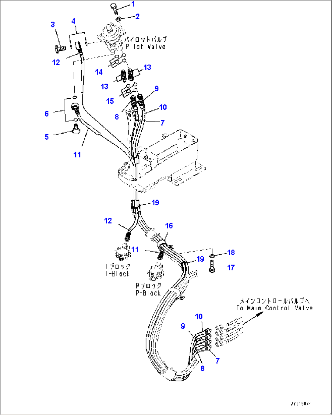 Cab, Piping, R.H. (#21001-)