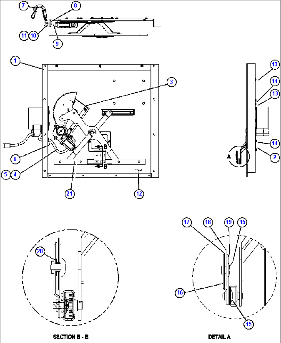 INNER DOOR PANEL ASSEMBLY - R.H. (EL2747)