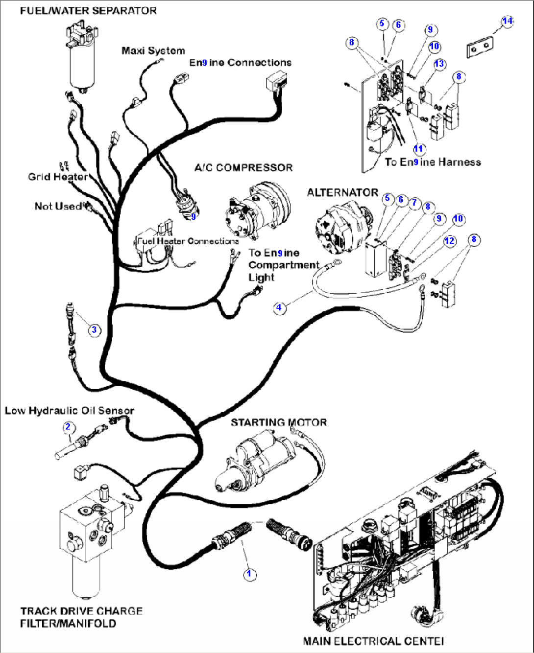 E0210-01A0 ENGINE HARNESS