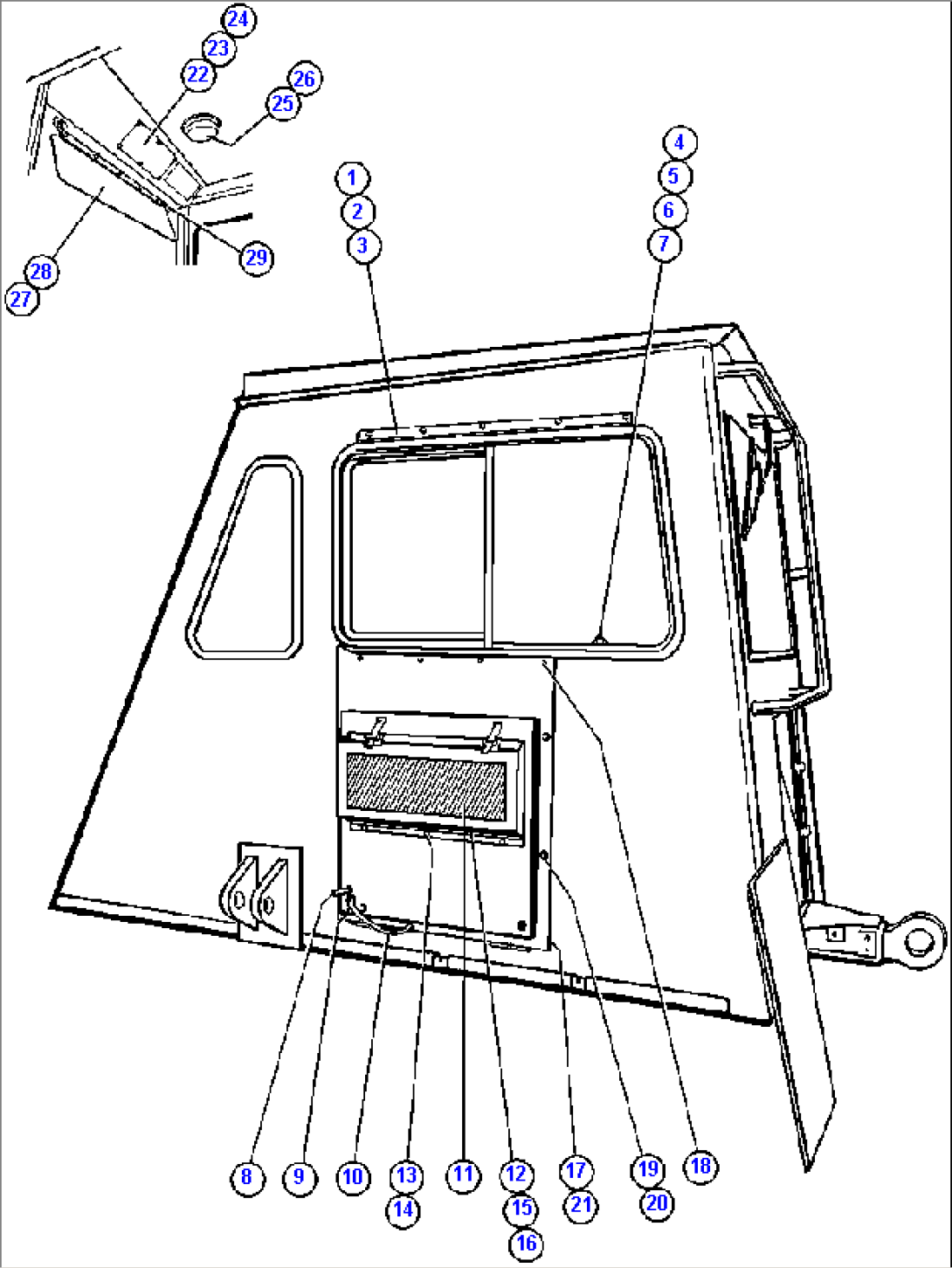 CAB ASSEMBLY - 2 (PB7436)