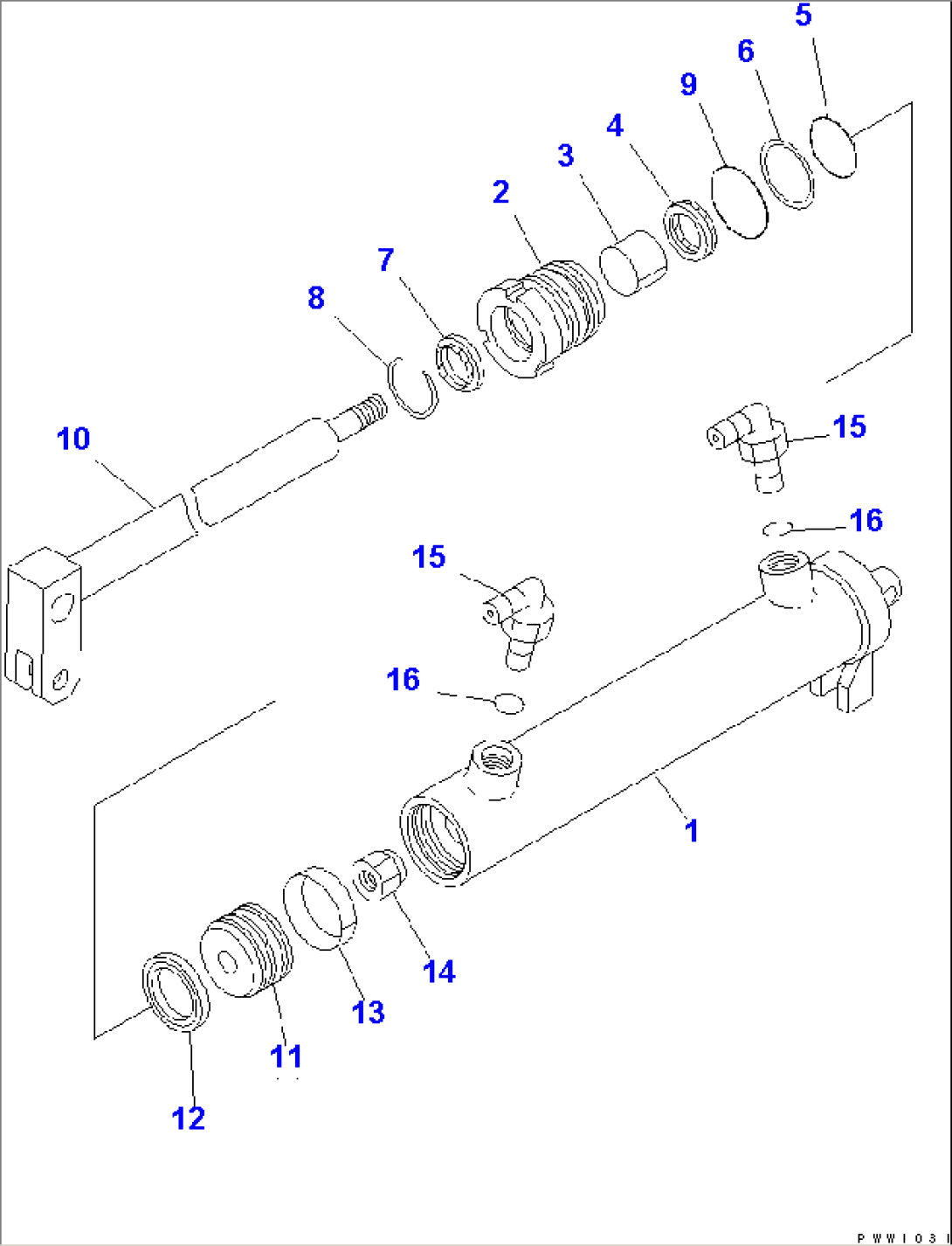 LOCK CYLINDER (FOR MULTI COUPLER)