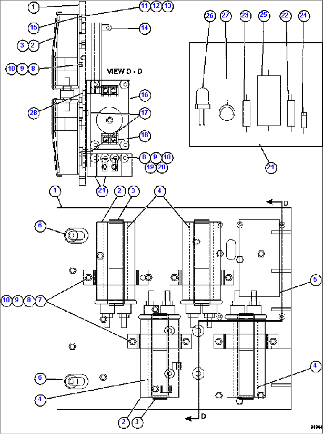 A.F.S.E. PANEL COVER ASSEMBLY 2/2 XA5837