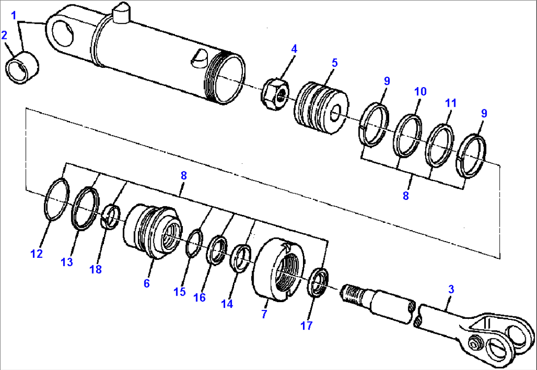 BOOM CYLINDER MODEL 510C