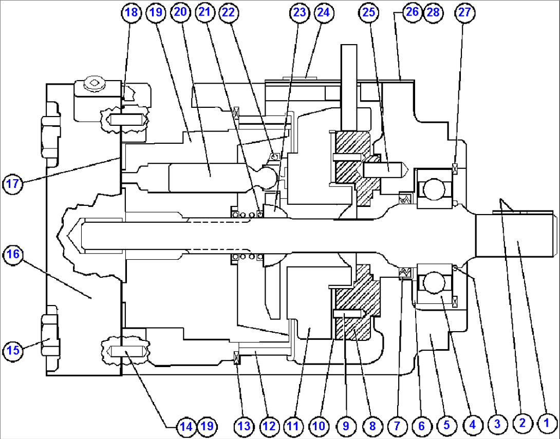 HYDRAULIC MOTOR ASSEMBLY (PB9424)