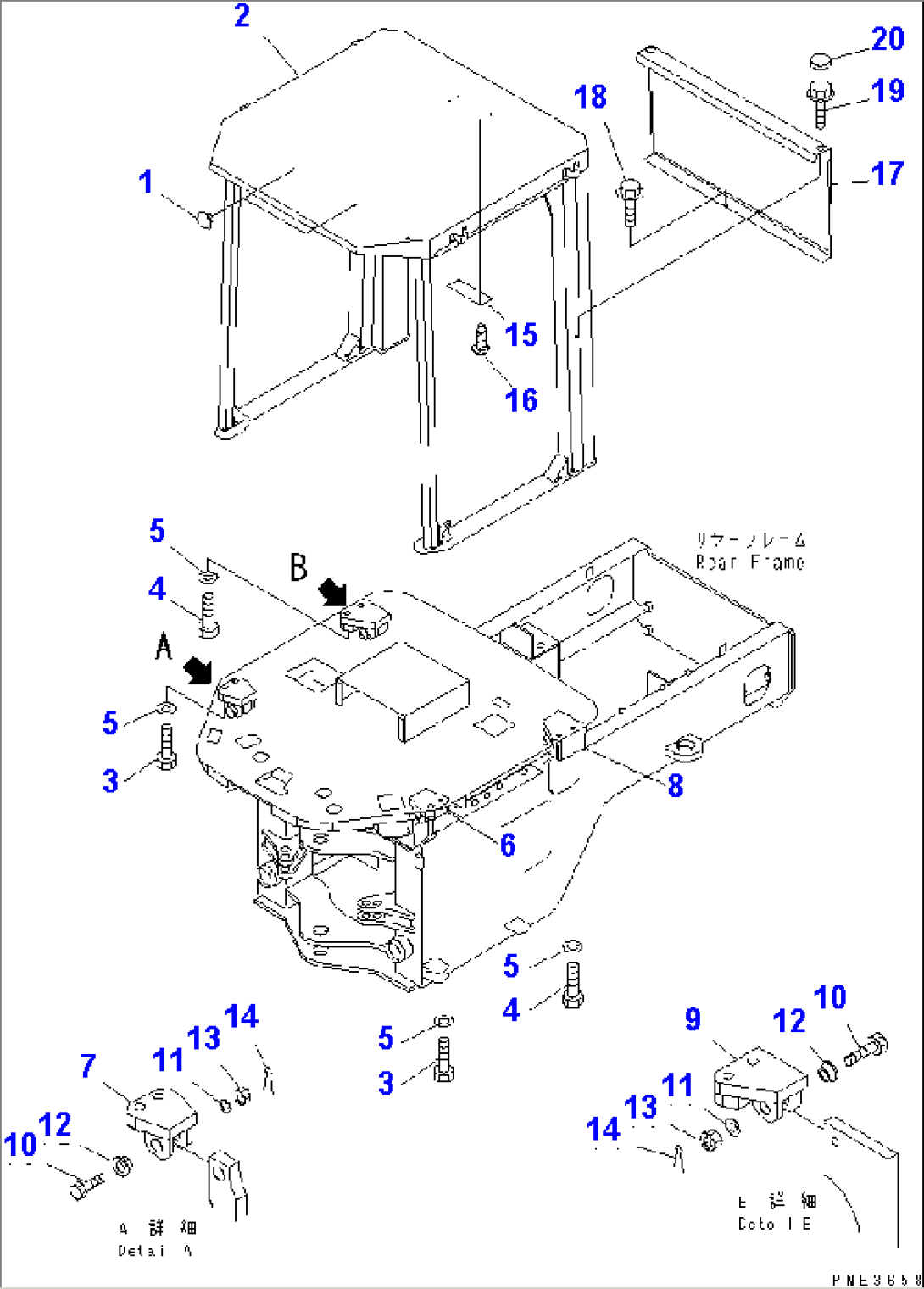 CANOPY (ROPS TYPE)