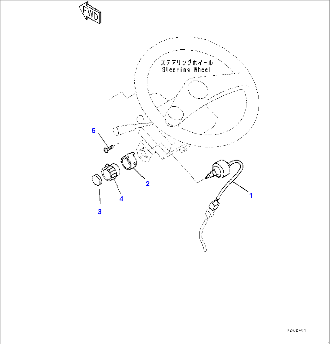 ROPS Cab, Wiper Switch (#65001-66038)
