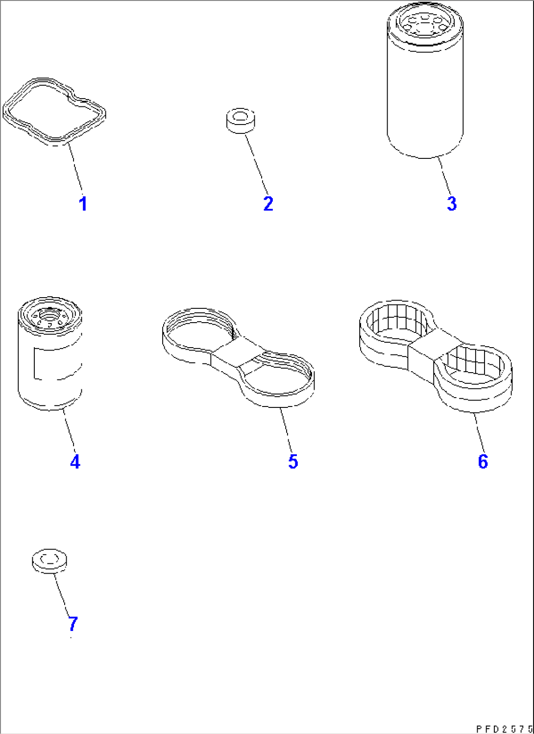 SPARE PARTS (FOR 35A BRUSHLESS ALTERNATOR)(#26201322-26228580)