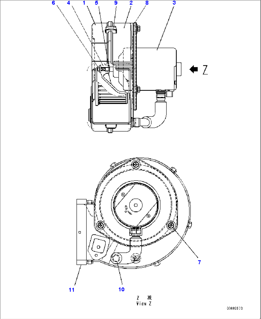Dashboard, Blower (#1006-)