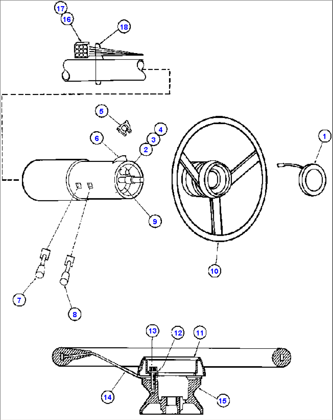 STEERING COLUMN INSTL