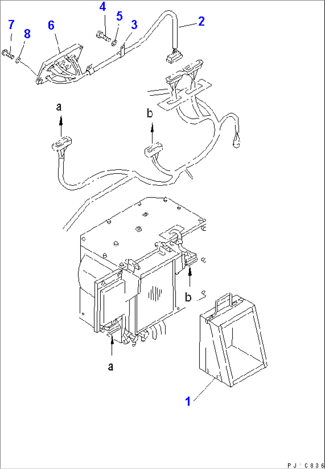 HEATER DUCT AND WIRE