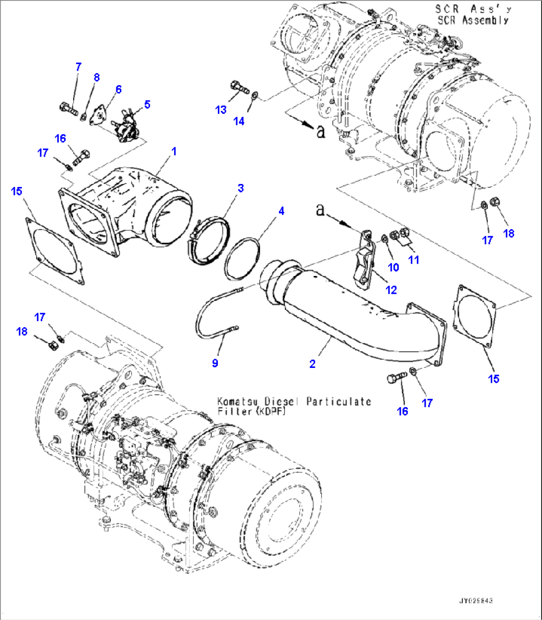 B0300-001008 DEF MIXING TUBE